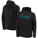 Men's Fanatics Branded Black San Jose Sharks Authentic Pro Locker Room Pullover Hoodie