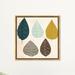 George Oliver Floral & Botanical World In A Leaf by Oliver Gal - Graphic Art Print on Canvas in Brown/Green | 20 H x 20 W x 1.5 D in | Wayfair