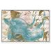 Art Remedy Zoo & Wild Animals Blue Rhinoceros - Graphic Art Print on Canvas in Green | 10 H x 15 W x 1.5 D in | Wayfair 14981_15x10_CANV_WFL