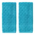 Rosecliff Heights Happel 2 Piece 100% Cotton Hand Towel Set 100% Cotton in Blue | Wayfair 59CA6D4BBD20495D94F6832715596BFB