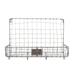 Rosalind Wheeler Grindle Wall Storage Organizer w/ Key Hooks Metal in Gray | 11.3 H x 15.4 W x 5.4 D in | Wayfair F1E1F75AD4FB4BB7A233A70A642B51ED