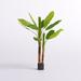 The Twillery Co.® 64" Artificial Banana Leaf Plant in Pot Plastic | 64 H x 49 W x 36 D in | Wayfair C5AAB389E3E948DAA009F1CDA8DABEC5