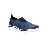 Extra Wide Width Women's Travelactiv Slip On by Propet in Blue Heather (Size 6 1/2 WW)