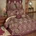 Laurelton Grande Bedspread Wine, California King, Wine