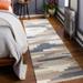 Clarinda 6' x 9' Modern Handmade Solid Stripes Wool Denim/Cream/Gray/Light Slate Area Rug - Hauteloom