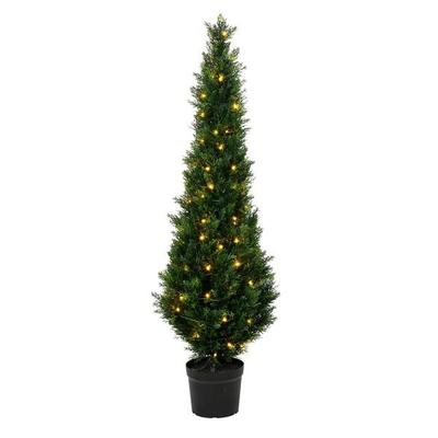 Vickerman 658079 - 5' Cedar Tree UV 100WW LED (TP170660LED) Cedar Home Office Tree