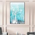 Art Remedy Abstract by Your Side - Painting Print on Canvas in Blue/White | 30 H x 20 W x 1.5 D in | Wayfair 31718_20x30_CANV_BFL