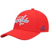 Men's adidas Red Washington Capitals Primary Logo Adjustable Hat