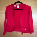 Adidas Jackets & Coats | Kids Adidas Zip-Up Jacket | Color: Pink/Red | Size: Mj