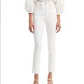 Levi's Jeans | 501 Skinny Levi’s Jean | Color: Cream/White | Size: 31 X 28