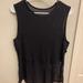 Lululemon Athletica Tops | Black Lululemon Mesh Tanktop Size 8 | Color: Black | Size: 8