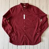 J. Crew Shirts | J. Crew Slim Stretch Secret Wash Shirt Crimson Nwt | Color: Red | Size: Xxl