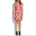 Madewell Dresses | Madewell Red And Cream Silk Paisley Tunic Dress Xs | Color: Cream/Red | Size: Xs