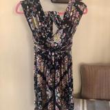 Free People Dresses | Free People Floral Dress Size Xs | Color: Black/Pink | Size: Xs