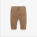 Zara Bottoms | New Zara Baby Boys Lined Corduroy Pants | Color: Brown | Size: 3-6mb