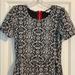 Lularoe Dresses | Brocade Print Lularoe Amelia Dress Sz S | Color: Black/Gray | Size: S