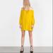 Zara Dresses | New Zara Yellow Dress. Size L. | Color: Yellow | Size: L