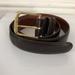 Coach Accessories | Coach Dark Brown Belt With Gold Buckle | Color: Brown | Size: 38/95