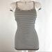 Lululemon Athletica Tops | Lululemon Power Y Tank Top Stripe Dottie Dash | Color: Black/Cream | Size: 4