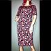 Lularoe Dresses | Lularoe Fall Marigold Dress / Size (S) Nwot! | Color: Purple/Yellow | Size: S