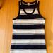 J. Crew Dresses | J Crew Rugby Stripe Navy White Racerback Dress Xxs | Color: Blue/White | Size: Xxs