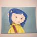 Disney Wall Decor | Coraline Painting | Color: Blue/Yellow | Size: Os