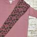 Lularoe Tops | Lularoe Irma Tunic Top Xs Fits Sz 6-8 Nwt | Color: Pink | Size: Xs