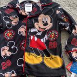 Disney Pajamas | Disney Mickey Mouse 2t Boys Pajama Set | Color: Black/Red | Size: 2tb