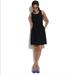 Madewell Dresses | Madewell Afternoon Fit And Flare Dress Black Xs | Color: Black | Size: Xs