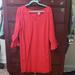 J. Crew Dresses | J. Crew Ruffle Sleeved Dress | Color: Red | Size: 20