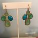 Kate Spade Jewelry | Kate Spade Green And Blue Drop Earrings. | Color: Green | Size: Os