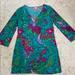 Lilly Pulitzer Dresses | Lilly Pulitzer Sleeve Dress Size Medium | Color: Blue/Green | Size: M