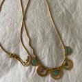 Madewell Jewelry | Long Madewell Necklace | Color: Blue/Gold | Size: Os