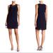 J. Crew Dresses | J. Crew Laser Cut Floral Dress (Navy, Size 8p) | Color: Blue | Size: 8p