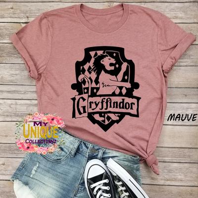 Disney Tops | Gryffindor Shirt, Women Harry Potter Shirt | Color: Pink/Gray | Size: Various