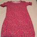 Lularoe Dresses | 3 For $15 Sale Lularoe Julia Dress | Color: Red | Size: L