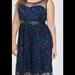 Torrid Dresses | Navy, Mesh, Lace Dress | Color: Black/Blue | Size: 16
