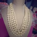 J. Crew Jewelry | J. Crew Layered Pearl Necklace | Color: White | Size: Os