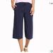 Athleta Pants & Jumpsuits | Athleta Black Crosstown Culotte Wide Leg Capri | Color: Black | Size: 2