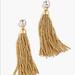 J. Crew Jewelry | J. Crew Gold Tassel Earrings | Color: Gold | Size: Os