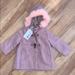 Jessica Simpson Jackets & Coats | Jessica Simpson Girls Heather Blush Hooded Peacoat | Color: Pink | Size: 12-18mb