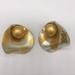 Michael Kors Jewelry | 1980's Vintage Clip Earrings Gold Silver Tone | Color: Gold/Silver | Size: Os