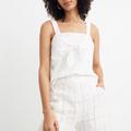 Madewell Tops | Madewell Tie Front Cami Top | Color: White | Size: 12