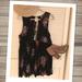 Free People Dresses | Free People Adorable Cut-Out Floral Sundress | Color: Black | Size: M