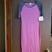 Lularoe Dresses | Lularoe Nwt Dress- Xxs Nwt | Color: Purple | Size: Xxs