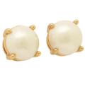 Kate Spade Jewelry | Kate Spade Pearl Stud Earrings | Color: Cream/Gold | Size: Os