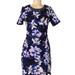 Jessica Simpson Dresses | Jessica Simpson Navy Floral Dress, M | Color: Blue/Purple | Size: M