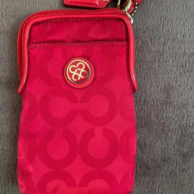 Coach Accessories | Coach C Phone Case | Color: Red | Size: Os