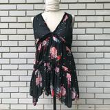 Free People Dresses | Free People Trapeze Tunic Dress L | Color: Black/Red | Size: L