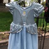 Disney Costumes | Cinderella Costume | Color: Blue | Size: Xs Or 4/5